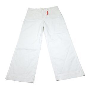 Marine Layer Jeans Bridget High Waist Slim Wide Leg Crop Women's Size 12 Stretch